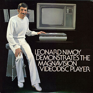 Leonard Nimoy Demonstrates the Magnavision Videodisc Player